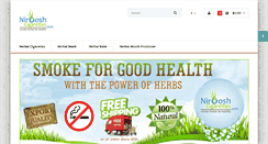 Desktop Screenshot of nirdoshcigarettes.com